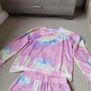 Tye dye 2 piece track suit